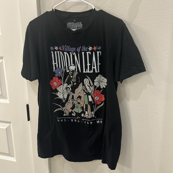 EUC Girls Naruto Kakashi Graphic Screen Tee Short Sleeve T- Shirt - Picture 6 of 8